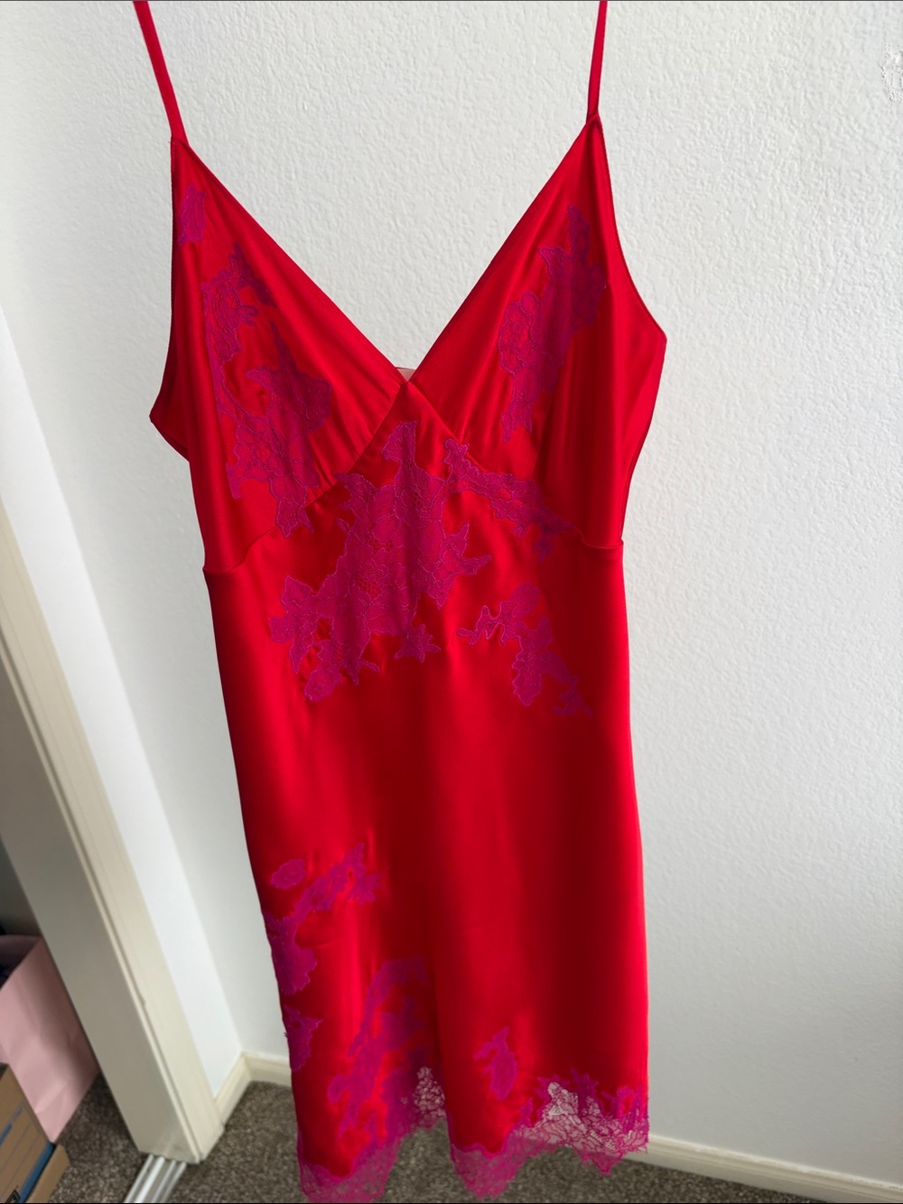 christi slip red/fuschia agent provocateur